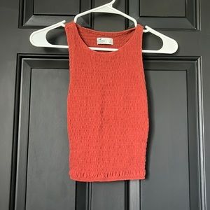 Holister burnt orange top